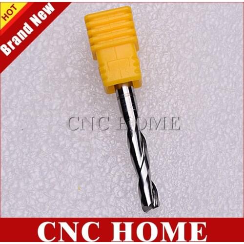 1PC 5/6/8mm shank two flutes spiral wood end mill carbide cnc router bits for Acrylic MDF Plastic Cutting Milling Cutter