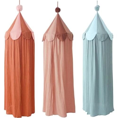 Anti Mosquito Cotton Baby Princess Bed Canopy Girls Room Decoration Bed Canopy F3ME