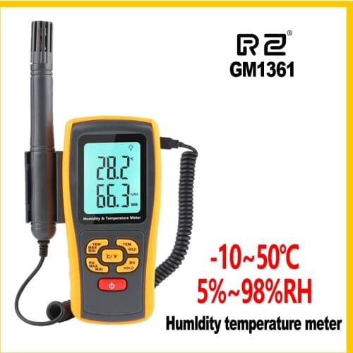 RZ GM1361 Humidity Temperature meter with Large LCD dual display
