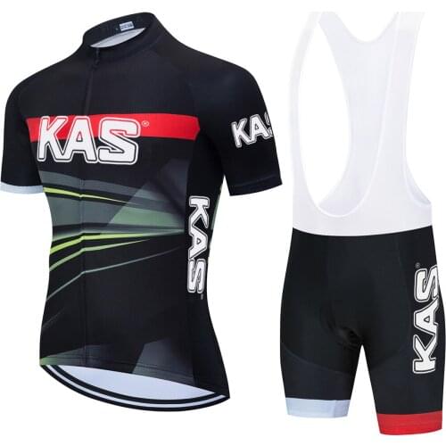 KAS 2021 Summer Cycling Jersey Set Mountain Bike Clothing MTB Bicycle Clothes Wear Maillot Ropa Ciclismo Men Cycling Set