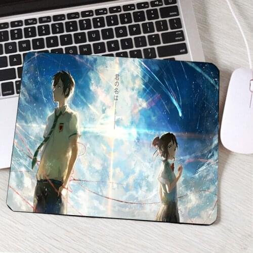 Your Name Kimi No Na Wa Japan Anime Movie Tachibana Taki And Miyamizu Mitsuha Pattern Mousepad Mini Pc Laptop Keyboard