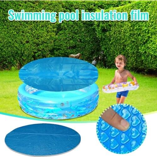 Pool Cover Swimming Round Pool Solar Cover Protector Waterproof Dust Swimming Pool With Rope Insulation Film For Home Pool#p3