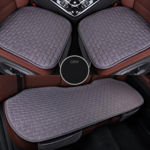 WLMWL LCar Seat linen cushion for Ssangyong All Models Rodius kyron ActYon Rexton Korando Car Accessories Anti-Slip
