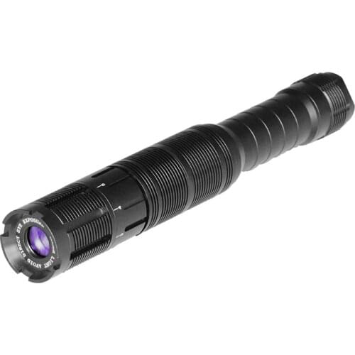 Zoomable High Power Green Laser Flashlight Designator Long Range Adjustable Tactial Laser Illuminator for Rifles & Self-Defence