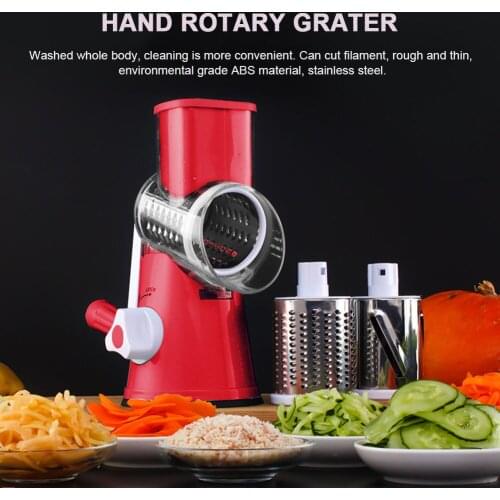 Multi-function Chopper Manual Rotating Grater Vegetable Fruit Cutter Kitchen Tool CLH@8