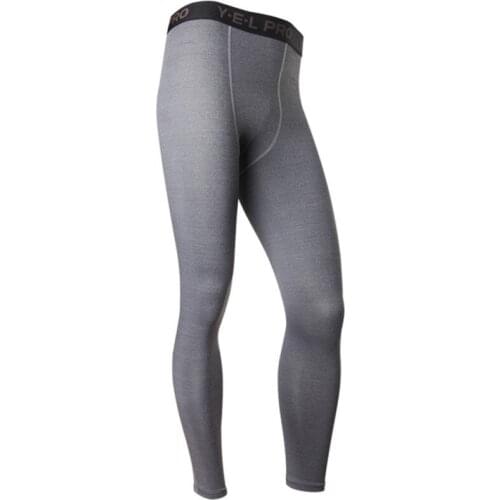 Men Running Pants Solid Unisex Compression Athletic Pants Running Training Base Layers Skin Sports Tights