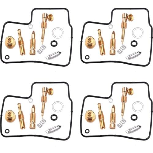 4 Sets Motorcycle Carburetor Repair Kit Rebuild Set Floating Needle fit for VFR750F VFR 750 F RC24 1987 1986