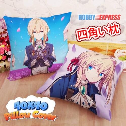 Hobby Express Violet Evergarden 40x40cm Square Anime Dakimakura Throw Pillow Cover FBZ620
