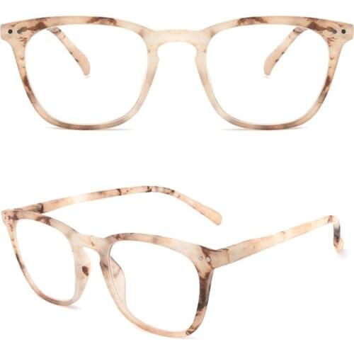 Eso Vision Reading Glasses for Woman and Man High quality Square Readers with Pouch and cloth Womens Amber Eyeglass with case