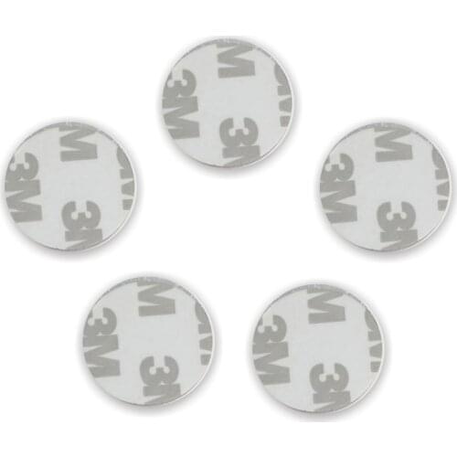 RFID 125KHz 25mm T5577 Sticker Rewritable Adhesive Coin Cards Tag For Copy Round Shape PVC Material
