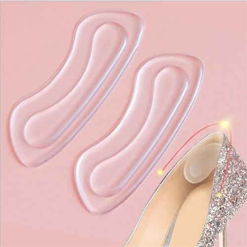 Silicone Gel heel protector soft Cushion protector Foot feet Care Shoe Insert Pad Insole shoes accessories insoles for shoes