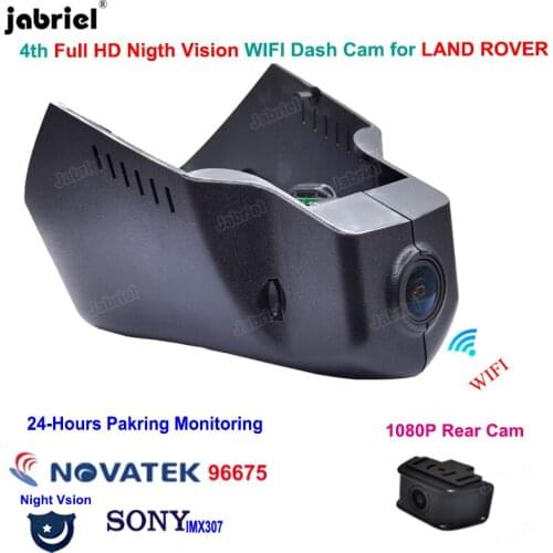 Hidden Wifi 1600P Car Dvr Dash Cam 24H For Land Rover Discovery 5 Range Rover Sport Range Rover Evoque Range Rover 2016-2019