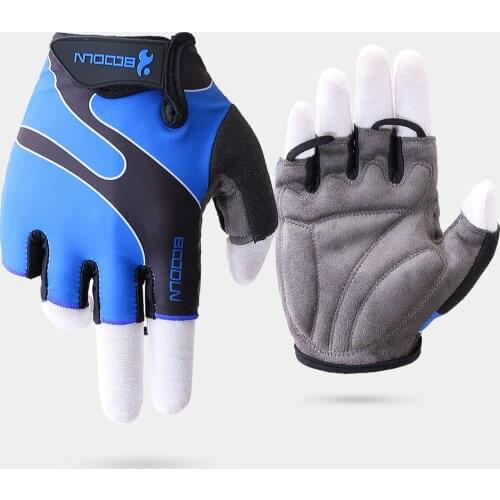 Half Finger Cycling Bike Gloves With Absorbing Sweat Anti-slip Breathable Quick off Touch Screen Gloves Man