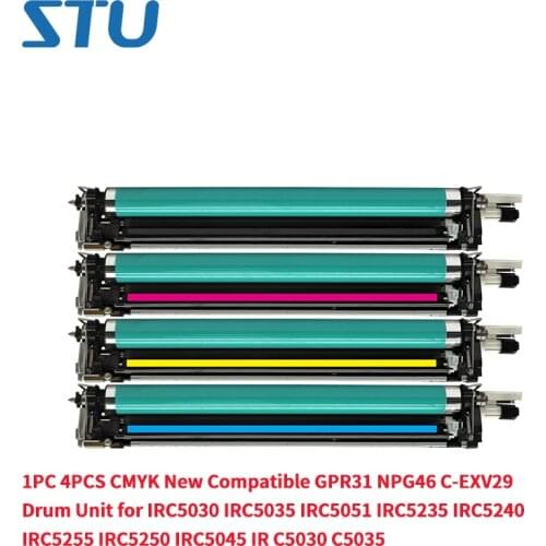 1PC 4PCS CMYK New Compatible GPR31 NPG46 C-EXV29 Drum Unit for IRC5030 IRC5035 IRC5051 IRC5235 IRC5240 IRC5255 IRC5250 IRC5045