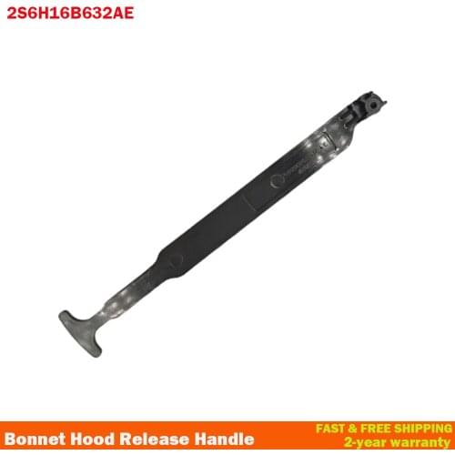 2S6H16B632AE Bonnet Hood Pull Catch Lock Release Rod For Ford Fiesta Mk5 2002-2008