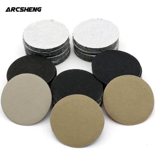 30pcs 2 Inch 60-10000 Grit Sanding Discs Hook&loop Wet Dry Round Sandpaper For Wood Car Abrasive Tools