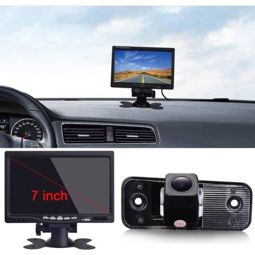 4.5inch Monitor Display LCD and camera For Hyundai SantaFe Azera IX25 IX45 Car Rear View Back Reverse Camera parking waterproof