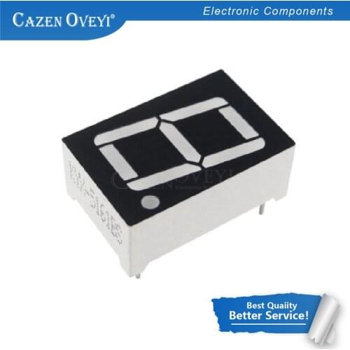 5pcs/lot Digital tube segment common Cathode Red 1 Bit digital Tube 0.56 inch. Red LED Display LED Digital tube 5611AS In Stock