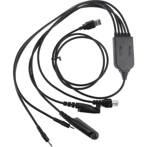 5In1 FTDI USB Programming Cable Driveless for Motorola AXU4100 CP200 2way Radio