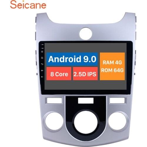Seicane Octa-core 9" Android 10.0 Car Radio Multimedia Player GPS Navigation For 2008 2009 2010-2012 KIA FORTE(MT) With 4G RAM
