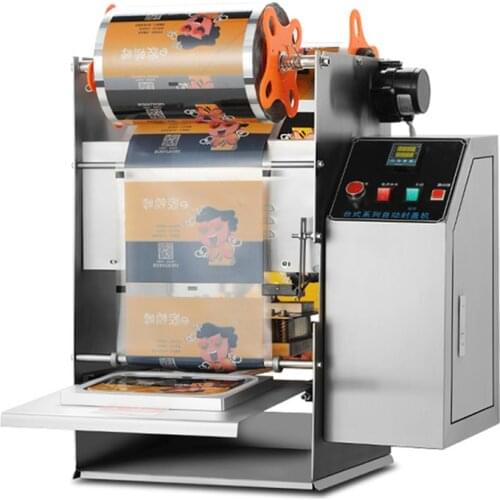 Automatic bowl sealing machine Press film sealing machine Fresh lock box Plastic bowl sealer