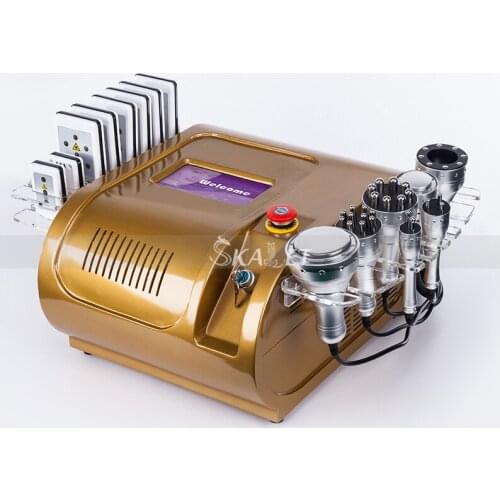 Safe Vacuum cavitation system Face Skin Lifting Fat removal Bipolar RF Cavitation machine body slimming