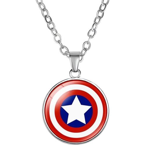 Disney Marvel Spiderman Captain Cartoon Necklace Bracelet Action Figure Toys lovely Wristand Boys Gift Christmas Gifts Toys