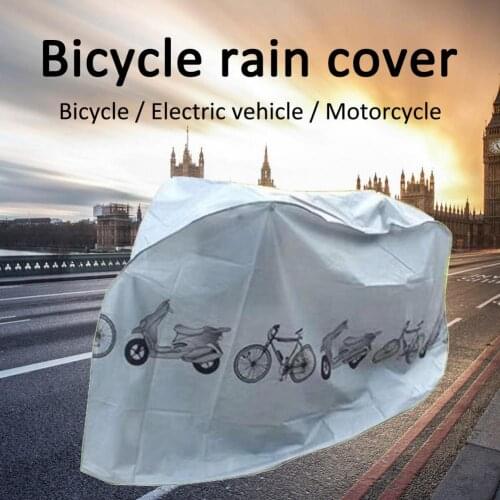 Scooter Cover Sturdy Dust-proof Grey Firm Bicycle Protector for Bicycle Motorcycle Scooter Scooter Cover Sturdy Plate C Buckl