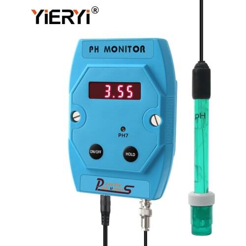 Yieryi Digital PH-025N PH Meter ATC Online PH Tester High Precision Water Quality Tester for Swimming Pool Aquarium Laboratory