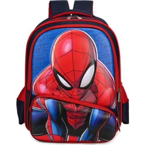Disney Girls School Bags Princess Elsa Schoolbags Children Backpack kids Cartoon Spiderman Bookbag Kids Mochila Infantil