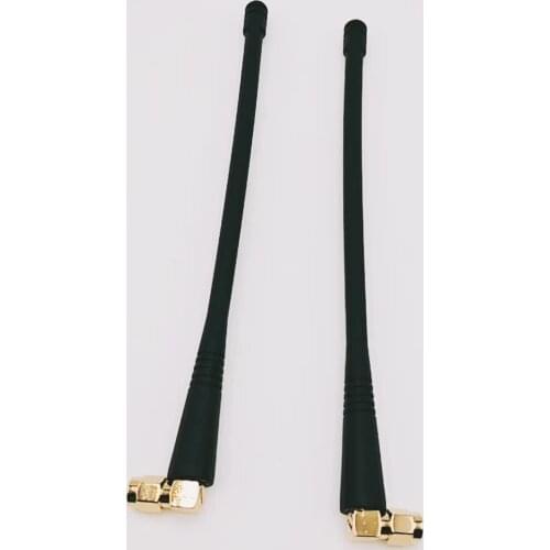 915MHz flexible ideal soft rubber whip antenna with right angle sma male connector