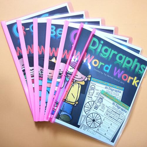 Interactive Phonics Blends Cvc Cvce Word Family English Workbook Exercise Training Practice Book Educational Kids Games Children