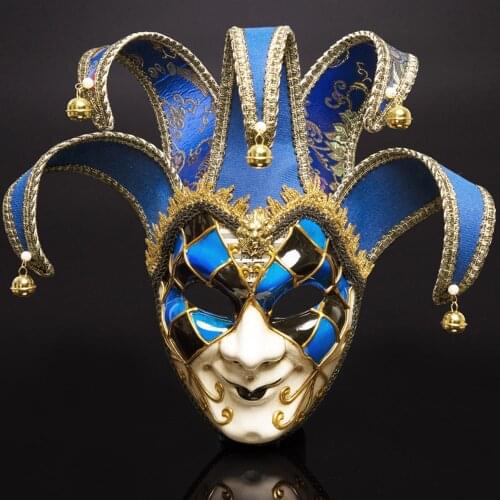 Italy Venice Full Face Anti-Ancient The Mask Festival Party Christmas Masquerade Carnival Facial Mask Halloween Cospaly Masks