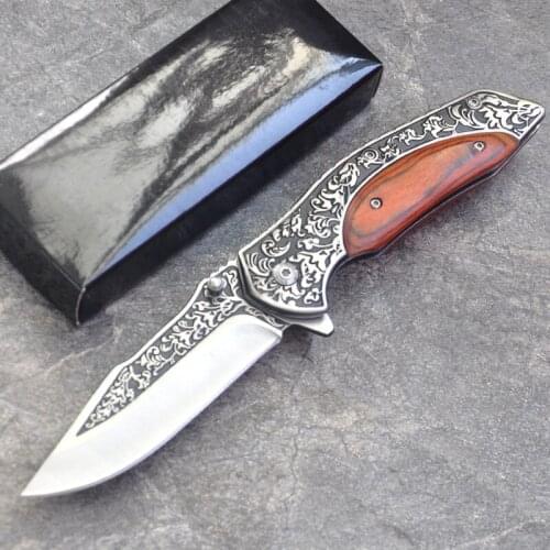 Quality 8.1'' Knives Brand Tactical high hardness folding blade knife Tool knife survival Camping Outdoor Pocket hunting knife