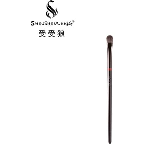 Shoushoulang Professional Handmade Make Up Brush 37# Medium Eye Shadow Brush Soft Dyed Snow Fox Hair Makeup Brushes
