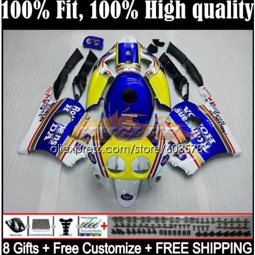 Injection Body For HONDA CBR 250RR 250CC CBR250RR 1988 1989 40CL.12 CBR 250 RR CC MC19 CBR250 RR 88 89 OEM Fairings Rothman Blue