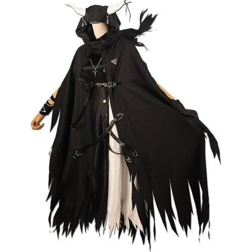 Game Arknights Shan Ling Cosplay Costume Full Set Women Cosplay Costume Halloween Carnival Party Costumes