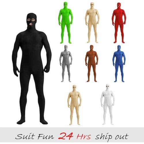 Zentai Costumes Full Body Spandex Cosplay Clothes Skin Suit Catsuit Halloween Costumes Adult Bodysuit Unisex unitard