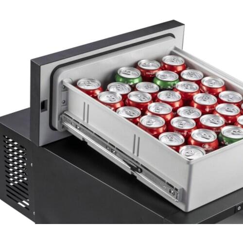 New design small mini car truck drawer fridge freezer refrigerator