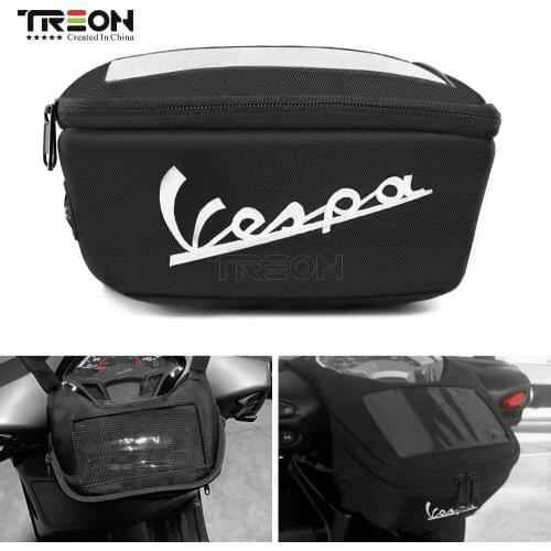 Motorcycle Front Gps Storage Earphone Bag Windscreen Pack Universal for Vespa GTS GTV Lx Lxv Sprint Primavera 50 125 150 250 300