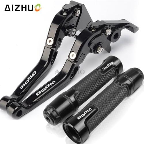 Motorcycle Racing Grips Handle Grips Brake Levers Clutch For Honda GROM MSX125 MSX 125 2014-2017 2015 2016 Brake Clutch Levers