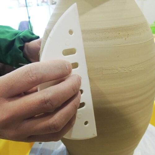 Moon Scraper Pottery Tools Plastic Multifunctional Safety Child Scrapers Crafts Ceramic Clay Polymer Scraping Modelling Tool