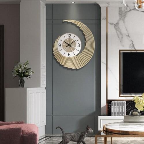 Living room modern simple atmosphere wall clock household fashion creative clock art personality decoration wall clock