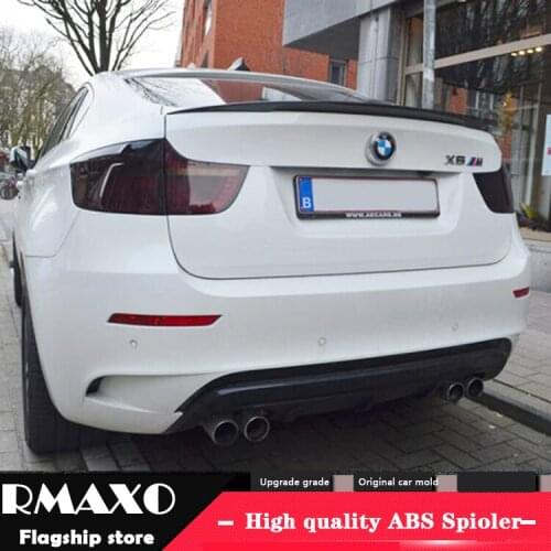 For BMW E71 Spoiler 2008-2014 BMW E71 X6 series Spoiler ABS plastic Material Car Rear Wing Color Rear Spoiler
