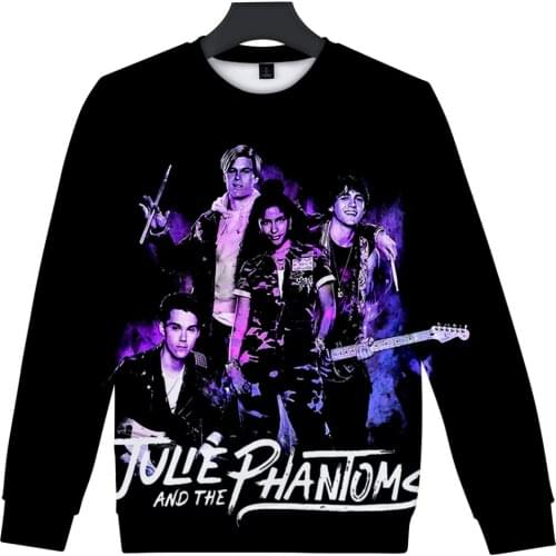 Loose Julie and the Phantoms Sweatshirt Men/Womens Clothes Harajuku Boy Girl Streetwear Sunset Curve Sweatshirt Hoodies Men