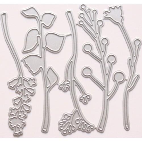 Woodland Flowers Greenery Cutting Dies For 3D DIY Scrapbooking Photo Album Embossing Paper Card Crafts Template