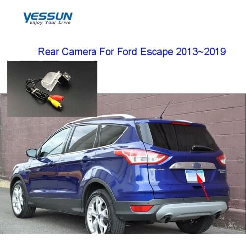 Yessun License Plate Rear View Camera 4 LED Night Vision 170 Degree HD For Ford Escape 2013~2019