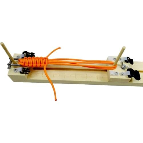 YOUGLE DIY jig solid wood paracord bracelet maker Weaving Craft Tools