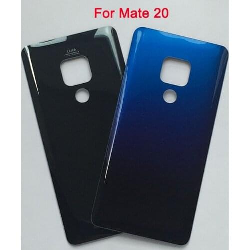 Back Battery Cover For Huawei Mate 20 Rear Door Housing Case with Adhesive For Mate20 mate 20 Glass Back Cover