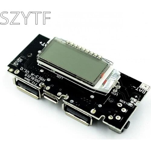 Charging treasure module mobile power boost DIY18650 lithium battery digital display dual USB output charging board motherboard
